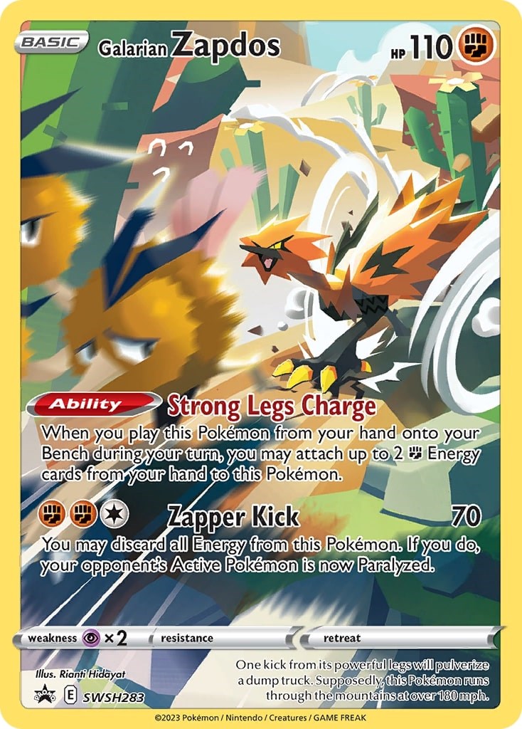 Galarian Zapdos (SWSH283) [Sword & Shield: Black Star Promos] | GnG Games