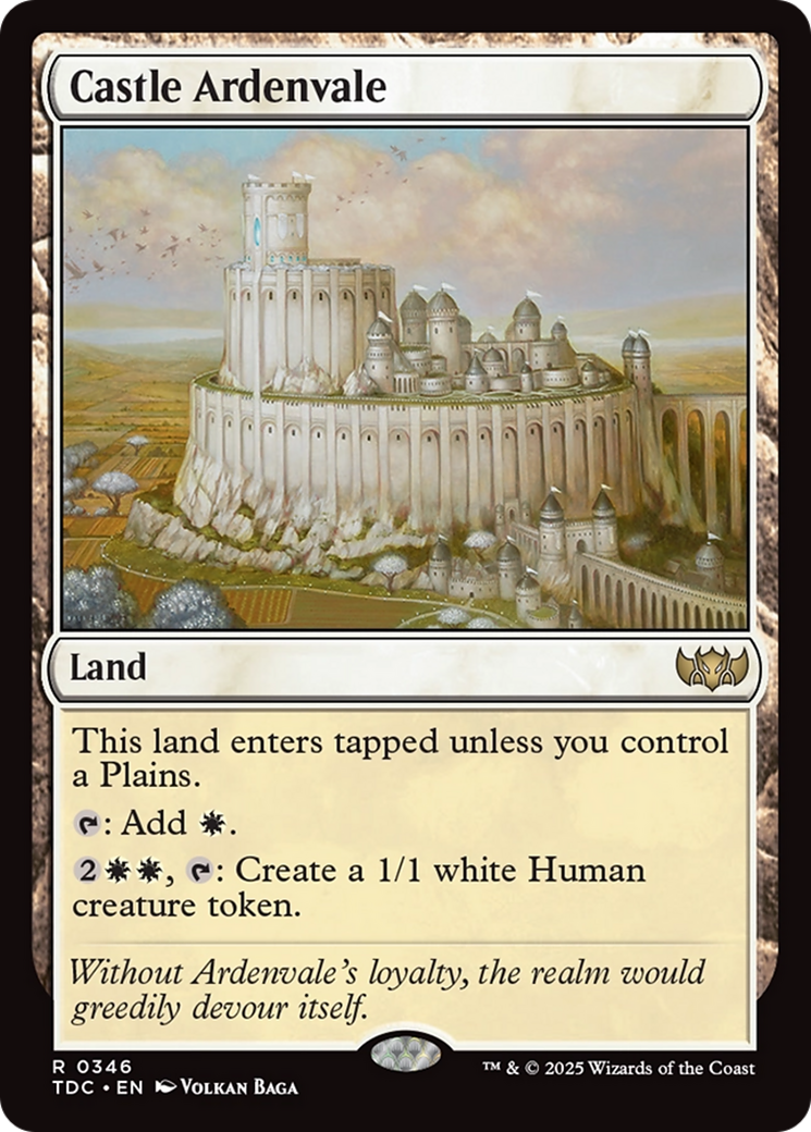Castle Ardenvale [Tarkir: Dragonstorm Commander] | GnG Games