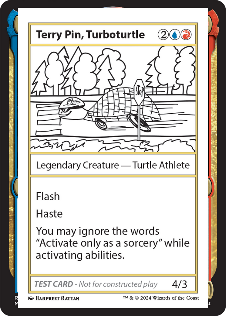 Terry Pin, Turboturtle [Mystery Booster 2 Playtest Cards] | GnG Games