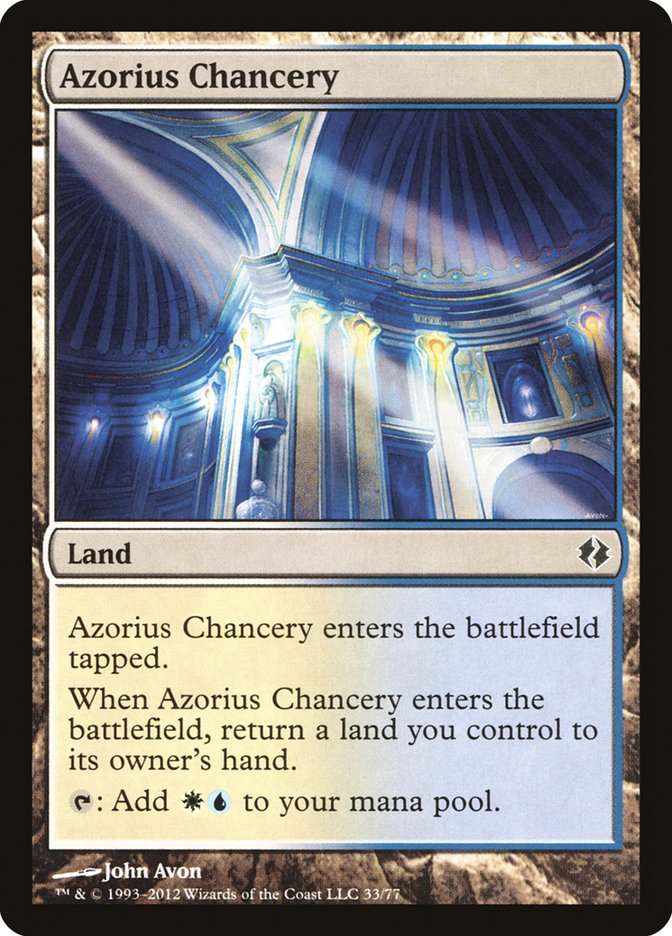 Azorius Chancery [Duel Decks: Venser vs. Koth] | GnG Games