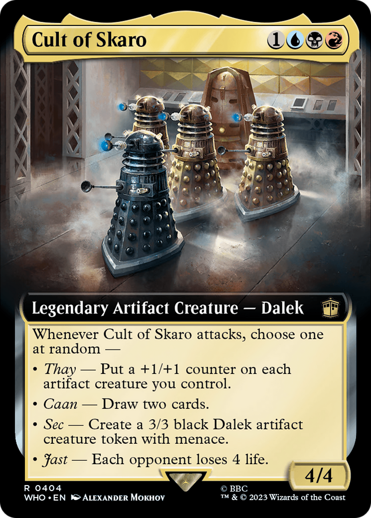 Cult of Skaro (Extended Art) [Doctor Who] | GnG Games