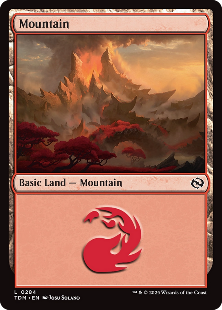 Mountain (0284) [Tarkir: Dragonstorm] | GnG Games