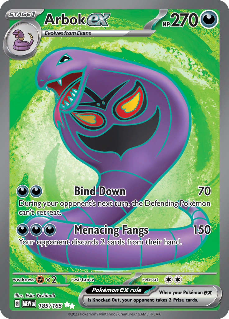 Arbok ex (185/165) [Scarlet & Violet 151] | GnG Games