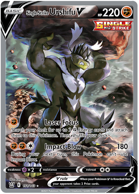 Single Strike Urshifu V (151/163) [Sword & Shield: Battle Styles] | GnG Games