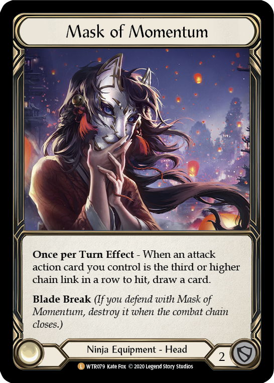Mask of Momentum [U-WTR079] (Welcome to Rathe Unlimited)  Unlimited Rainbow Foil | GnG Games