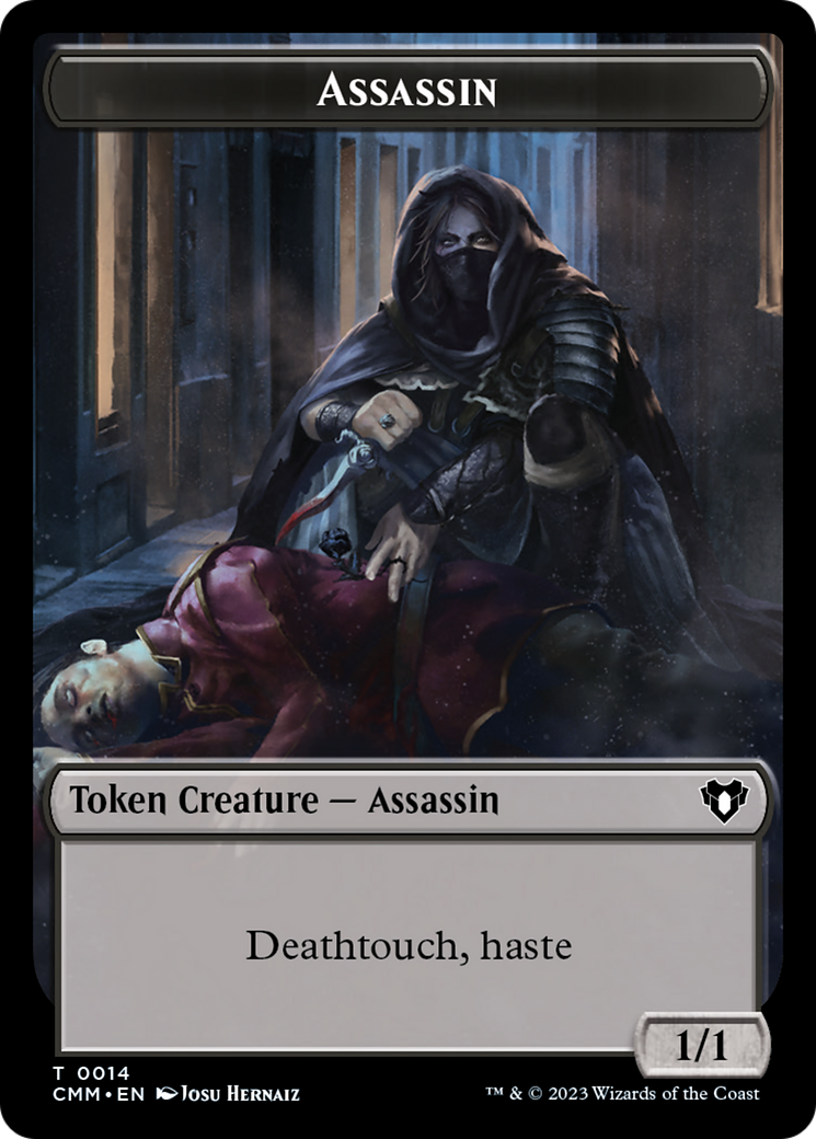 Assassin Token [Commander Masters Tokens] | GnG Games