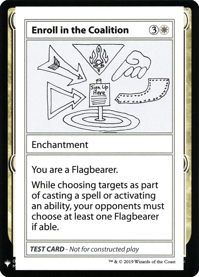 Enroll in the Coalition [Mystery Booster Playtest Cards] | GnG Games