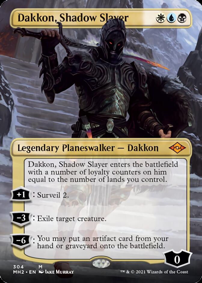 Dakkon, Shadow Slayer (Borderless) [Modern Horizons 2] | GnG Games