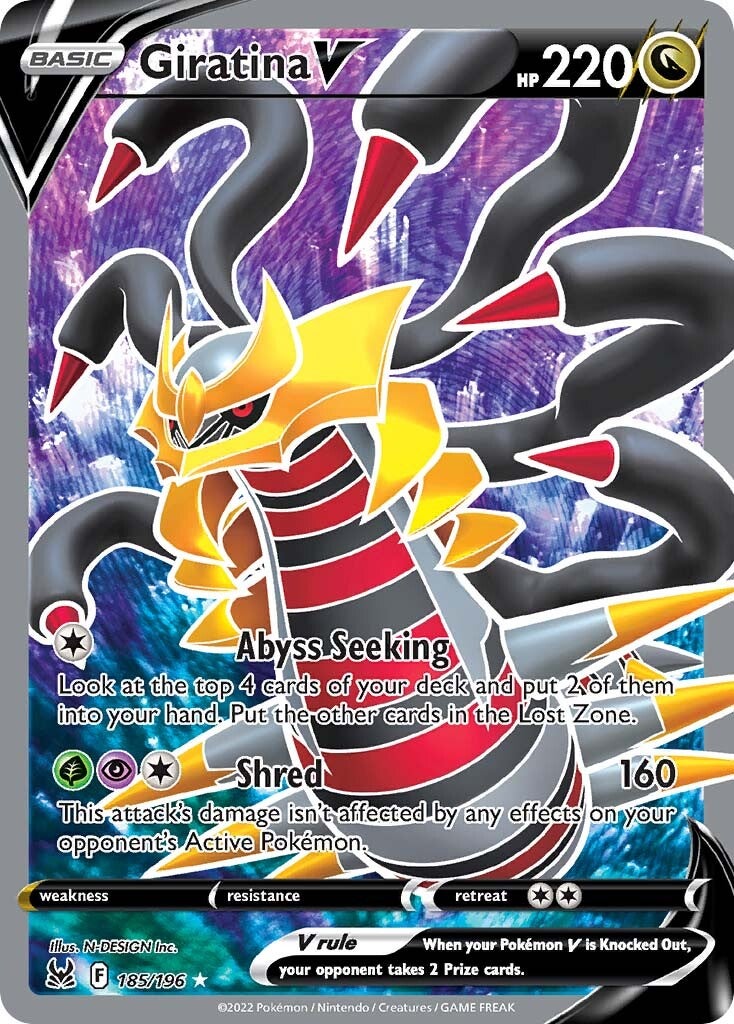 Giratina V (185/196) [Sword & Shield: Lost Origin] | GnG Games