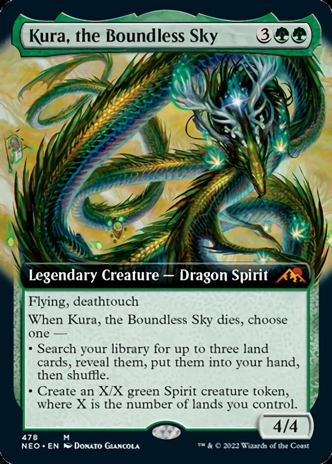 Kura, the Boundless Sky (Extended Art) [Kamigawa: Neon Dynasty] | GnG Games