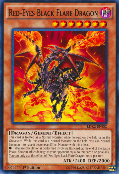 Red-Eyes Black Flare Dragon [LDK2-ENJ02] Common | GnG Games