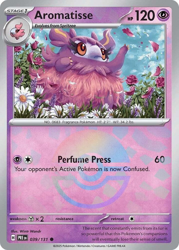 Aromatisse (039/131) (Poke Ball Pattern) [Scarlet & Violet: Prismatic Evolutions] | GnG Games