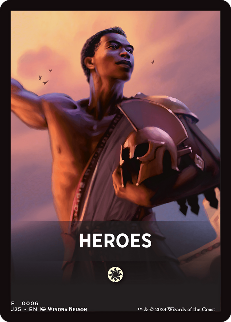 Heroes Theme Card [Foundations Jumpstart Front Cards] | GnG Games