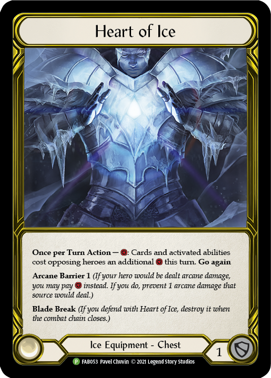 Heart of Ice (Golden) [FAB053] (Promo)  Cold Foil | GnG Games