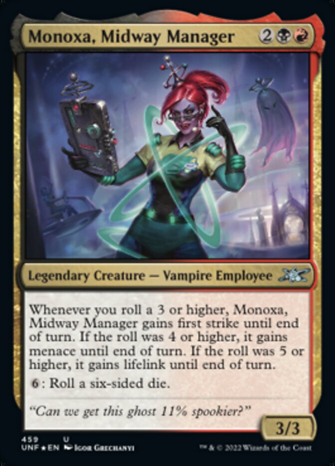 Monoxa, Midway Manager (Galaxy Foil) [Unfinity] | GnG Games