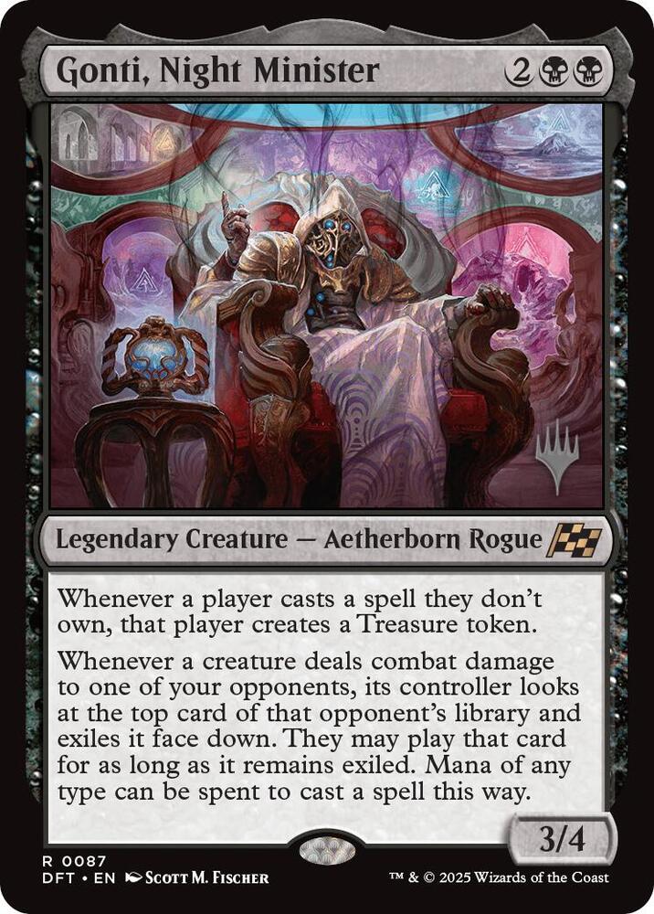 Gonti, Night Minister (Promo Pack) [Aetherdrift Promos] | GnG Games