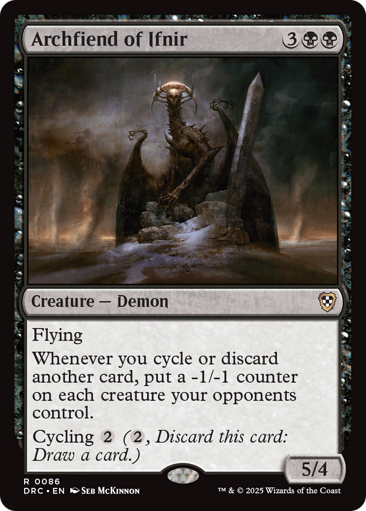 Archfiend of Ifnir [Aetherdrift Commander] | GnG Games