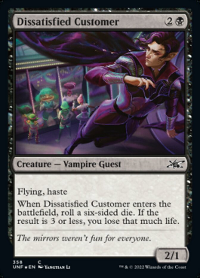 Dissatisfied Customer (Galaxy Foil) [Unfinity] | GnG Games