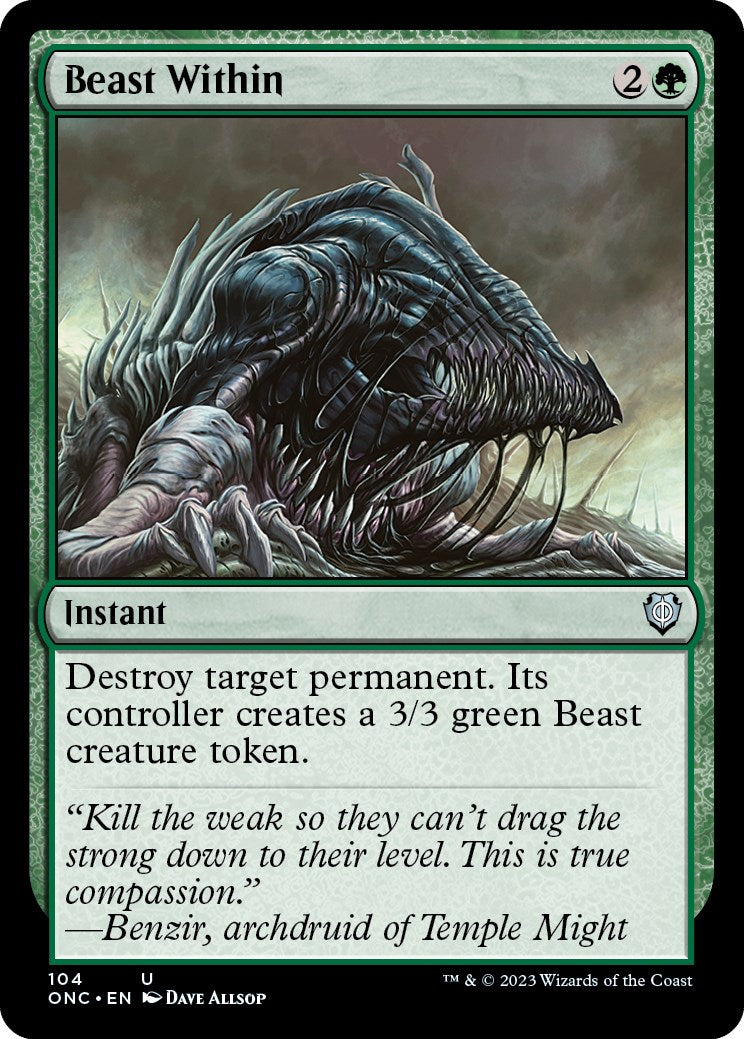 Beast Within [Phyrexia: All Will Be One Commander] | GnG Games