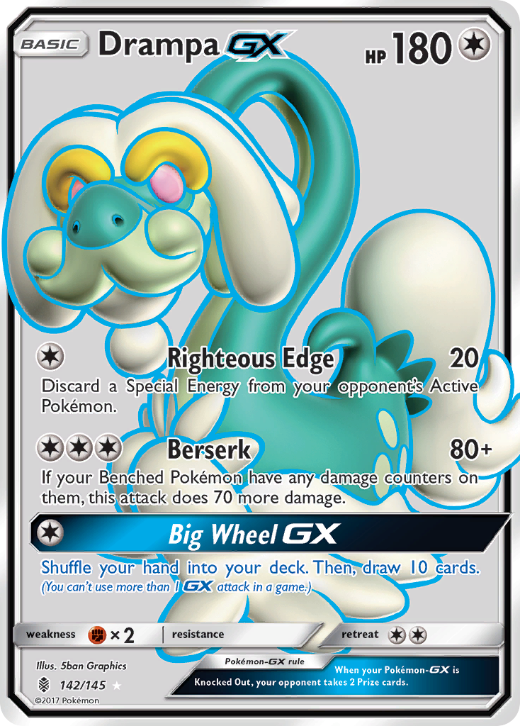 Drampa GX (142/145) [Sun & Moon: Guardians Rising] | GnG Games