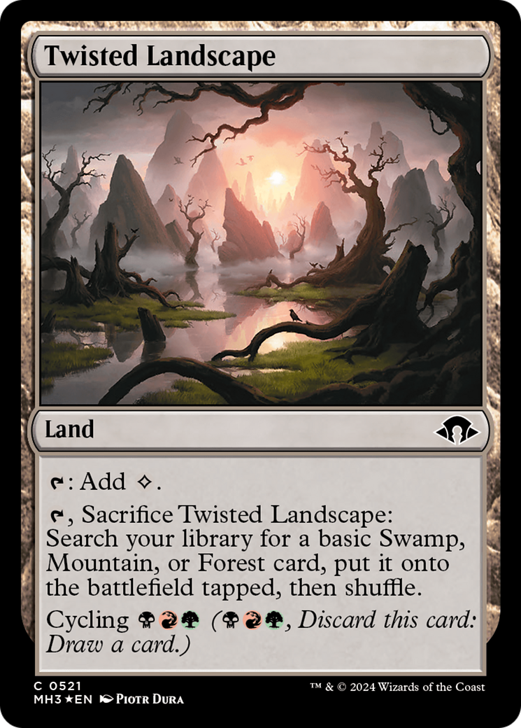 Twisted Landscape (Ripple Foil) [Modern Horizons 3] | GnG Games