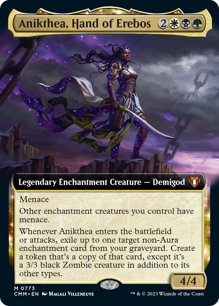 Anikthea, Hand of Erebos (Extended Art) [Commander Masters] | GnG Games