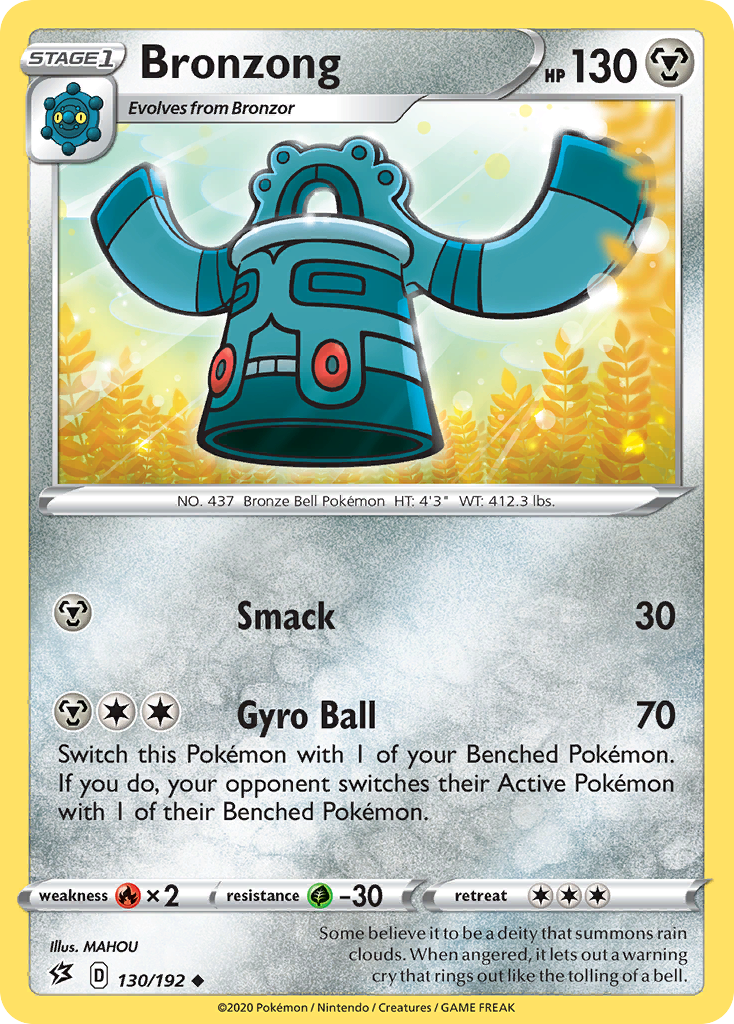 Bronzong (130/192) [Sword & Shield: Rebel Clash] | GnG Games