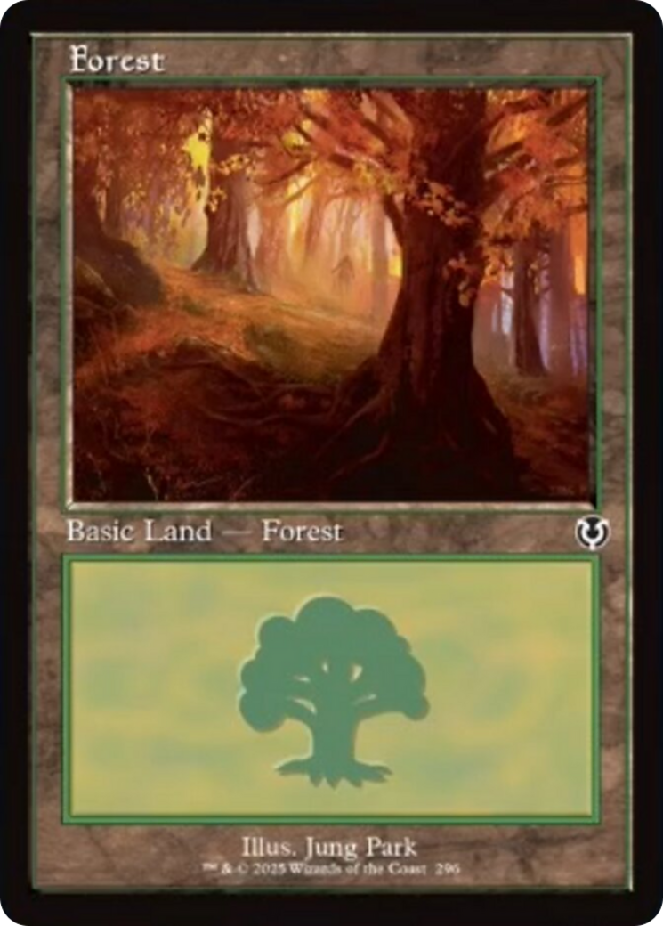 Forest (296) (Retro Frame) [Innistrad Remastered] | GnG Games