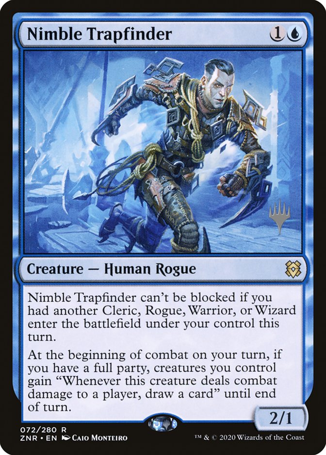 Nimble Trapfinder (Promo Pack) [Zendikar Rising Promos] | GnG Games