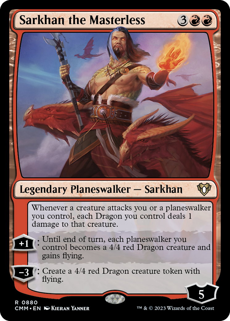 Sarkhan the Masterless [Commander Masters] | GnG Games