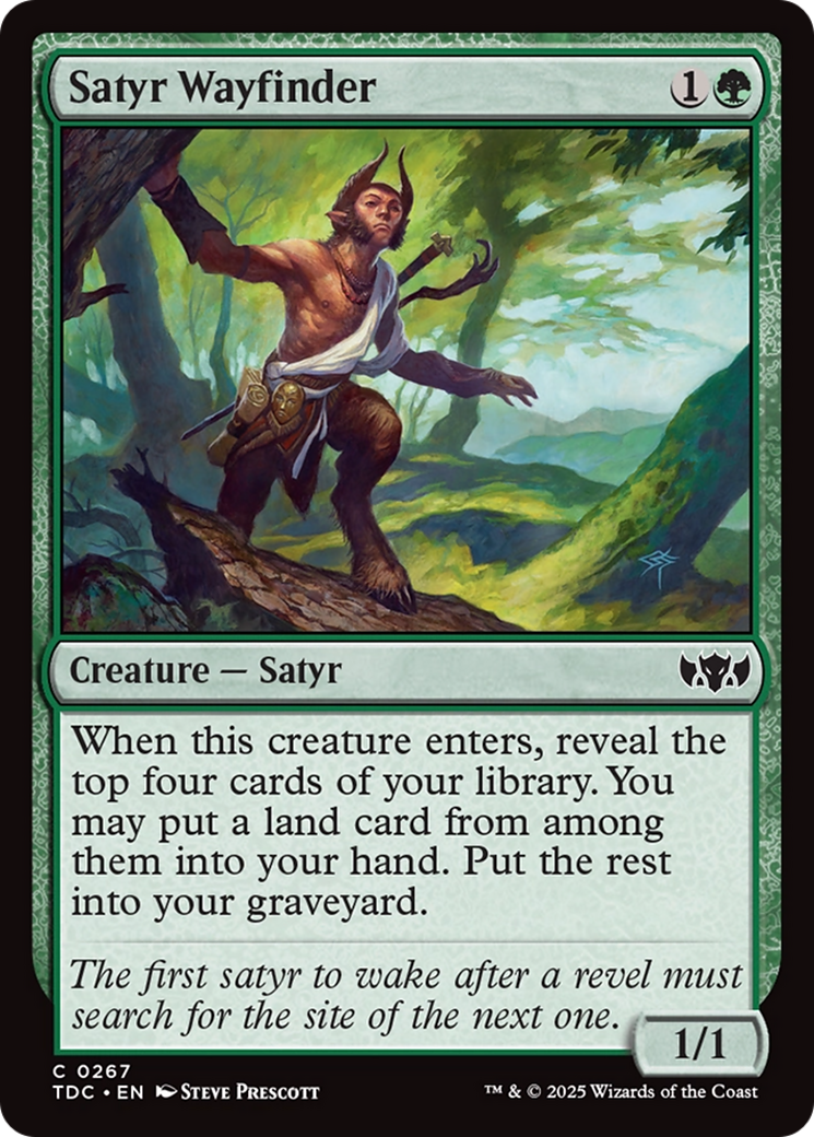 Satyr Wayfinder [Tarkir: Dragonstorm Commander] | GnG Games