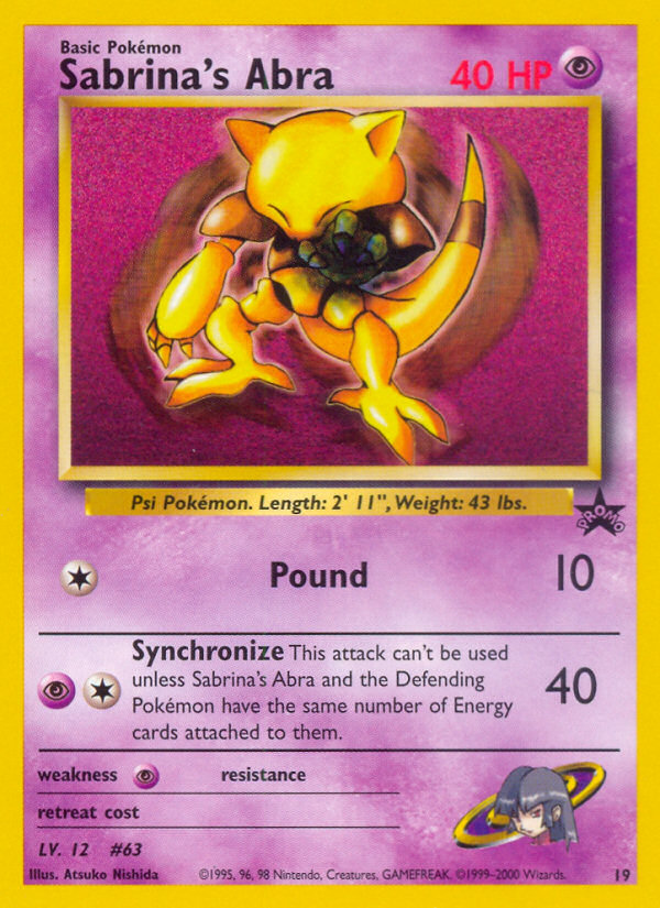 Sabrina's Abra (19) [Wizards of the Coast: Black Star Promos] | GnG Games