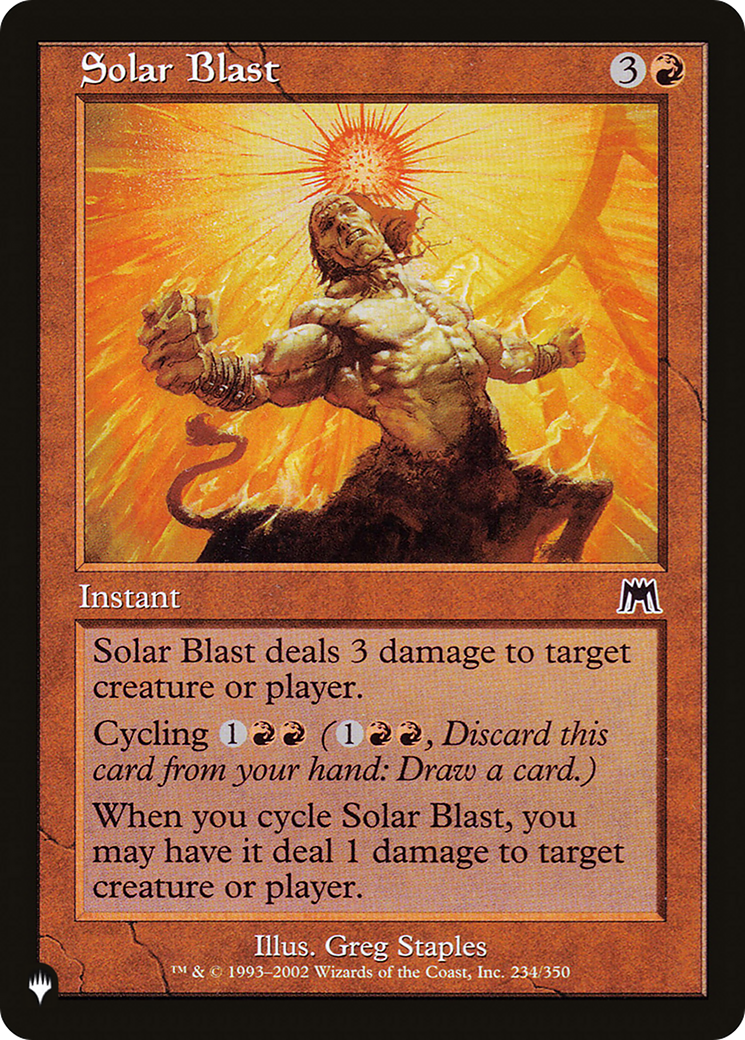 Solar Blast [The List] | GnG Games