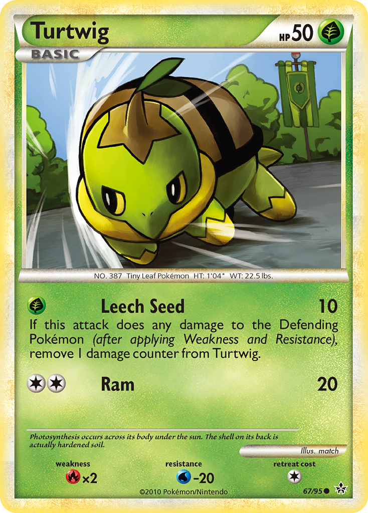 Turtwig (67/95) [HeartGold & SoulSilver: Unleashed] | GnG Games