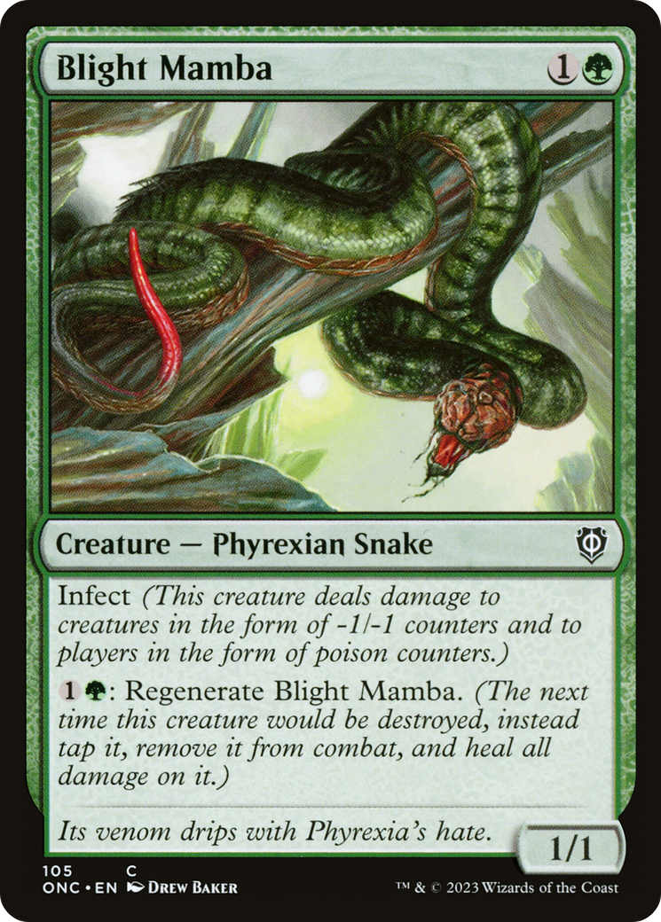 Blight Mamba [Phyrexia: All Will Be One Commander] | GnG Games