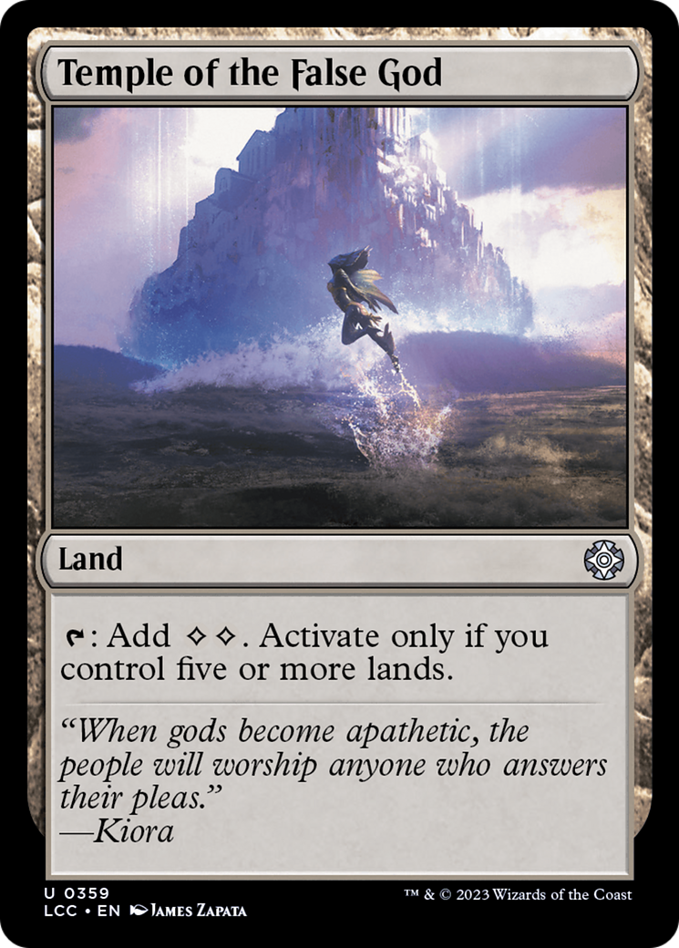 Temple of the False God [The Lost Caverns of Ixalan Commander] | GnG Games