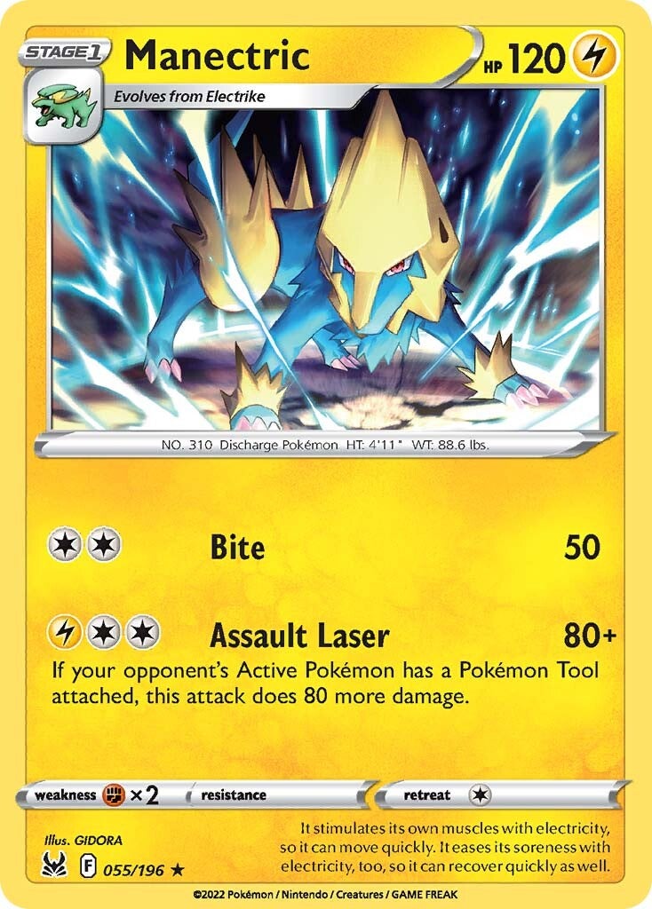 Manectric (055/196) [Sword & Shield: Lost Origin] | GnG Games