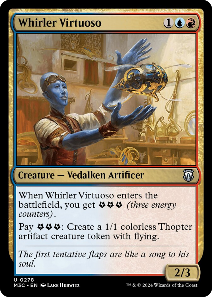 Whirler Virtuoso (Ripple Foil) [Modern Horizons 3 Commander] | GnG Games