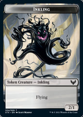 Inkling // Spirit Double-Sided Token [Strixhaven: School of Mages Tokens] | GnG Games