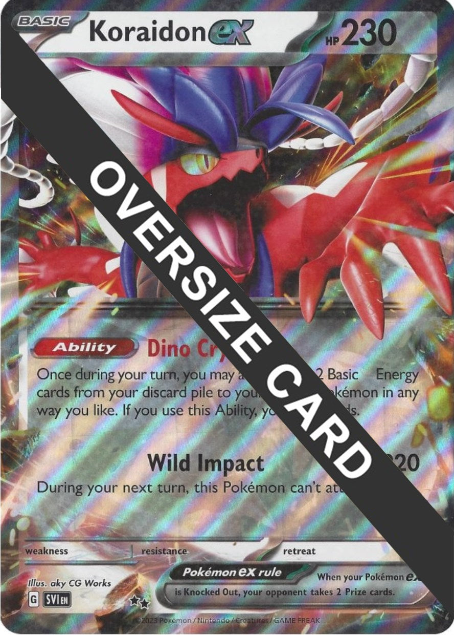 Koraidon ex (125/198) (Jumbo Card) [Scarlet & Violet: Base Set] | GnG Games