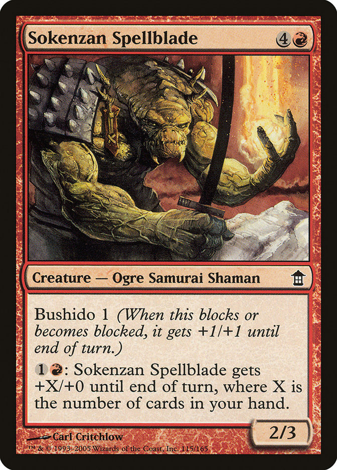 Sokenzan Spellblade [Saviors of Kamigawa] | GnG Games