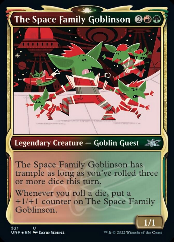 The Space Family Goblinson (Showcase) (Galaxy Foil) [Unfinity] | GnG Games