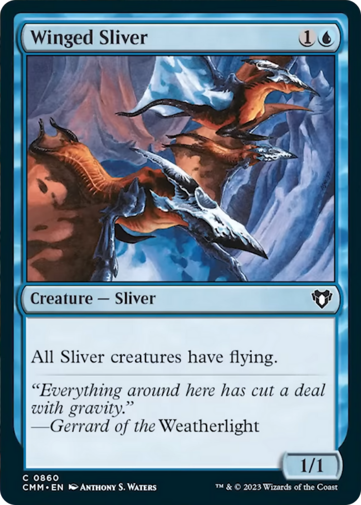 Winged Sliver [Commander Masters] | GnG Games