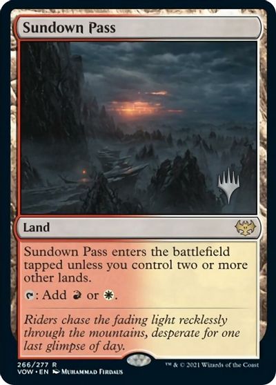 Sundown Pass (Promo Pack) [Innistrad: Crimson Vow Promos] | GnG Games