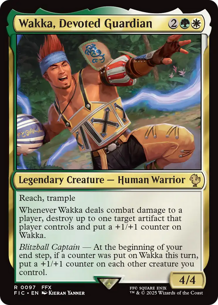 Wakka, Devoted Guardian [FINAL FANTASY Commander] | GnG Games