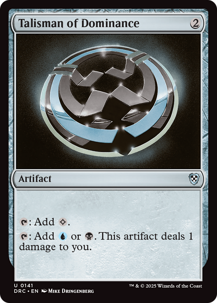 Talisman of Dominance [Aetherdrift Commander] | GnG Games