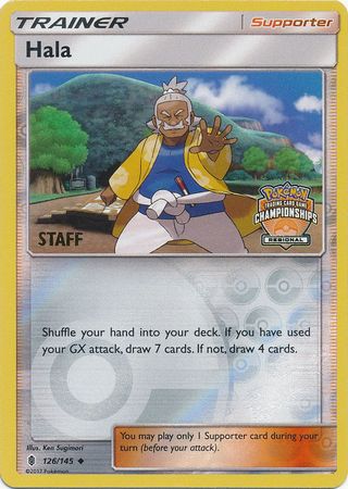 Hala (126/145) (Regional Championship Promo Staff) [Sun & Moon: Guardians Rising] | GnG Games