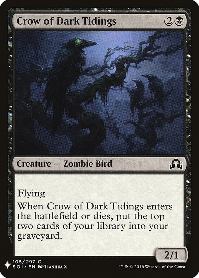 Crow of Dark Tidings [Mystery Booster] | GnG Games