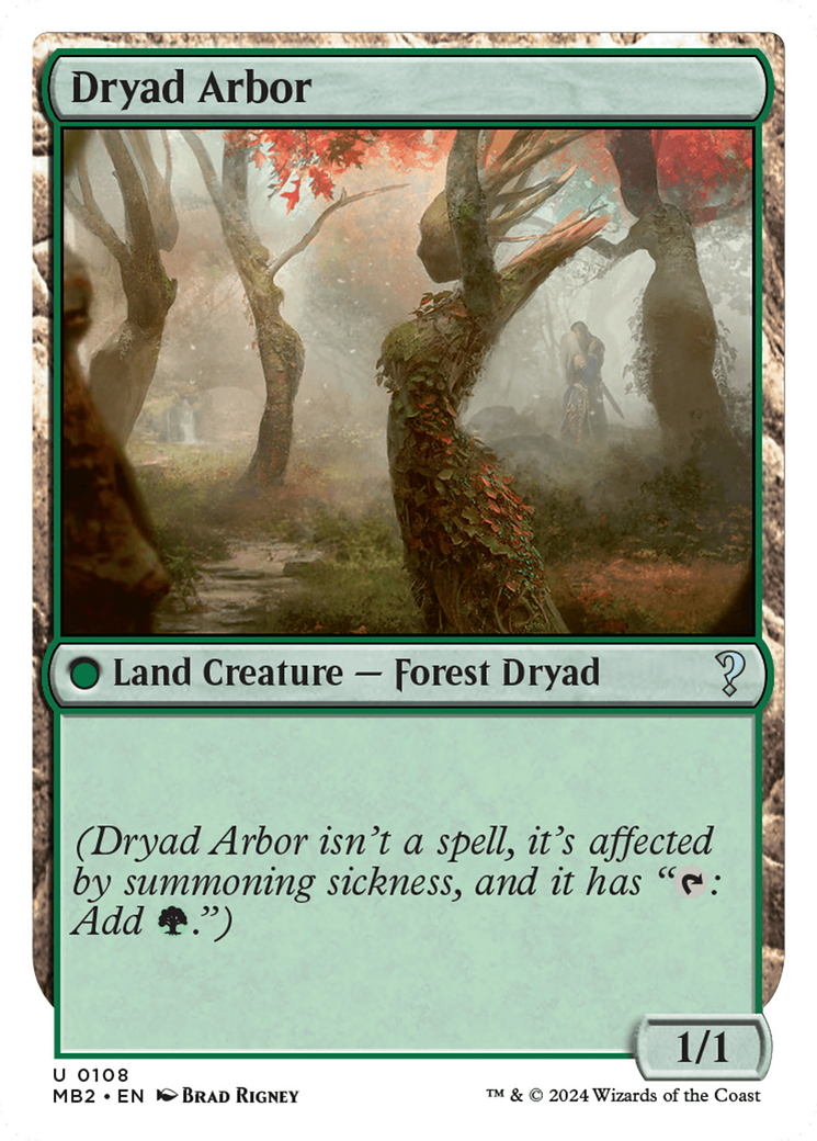 Dryad Arbor (White Border) [Mystery Booster 2] | GnG Games