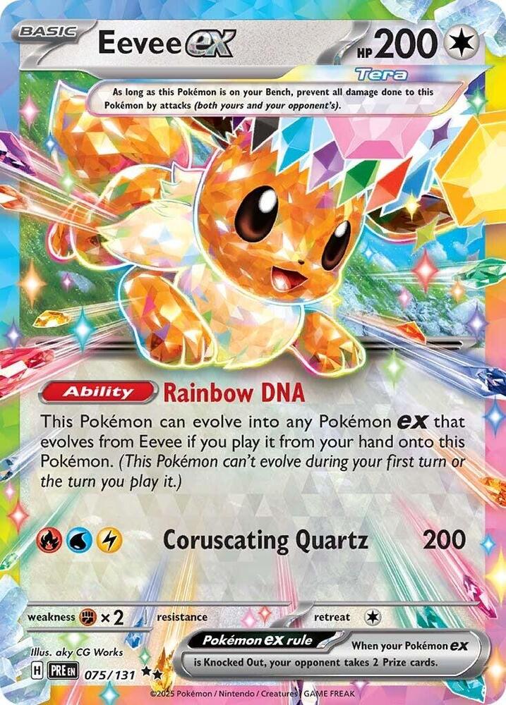 Eevee ex (075/131) [Scarlet & Violet: Prismatic Evolutions] | GnG Games